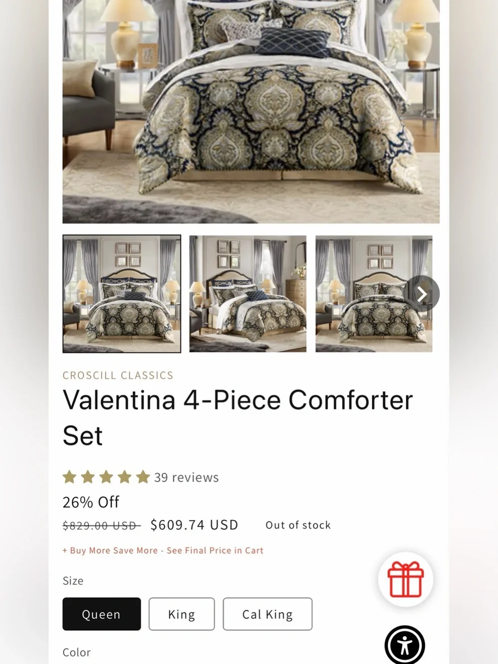 Croscill “Valentina” Comforter